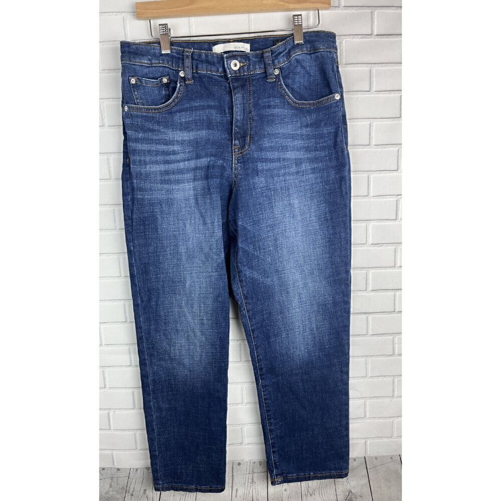 Ella moss Jeans Women’s 10/30 Dark Blue High Rise Waist‎ Straight Juniors